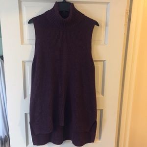 Merona Plum Knit Sleeveless Sweater